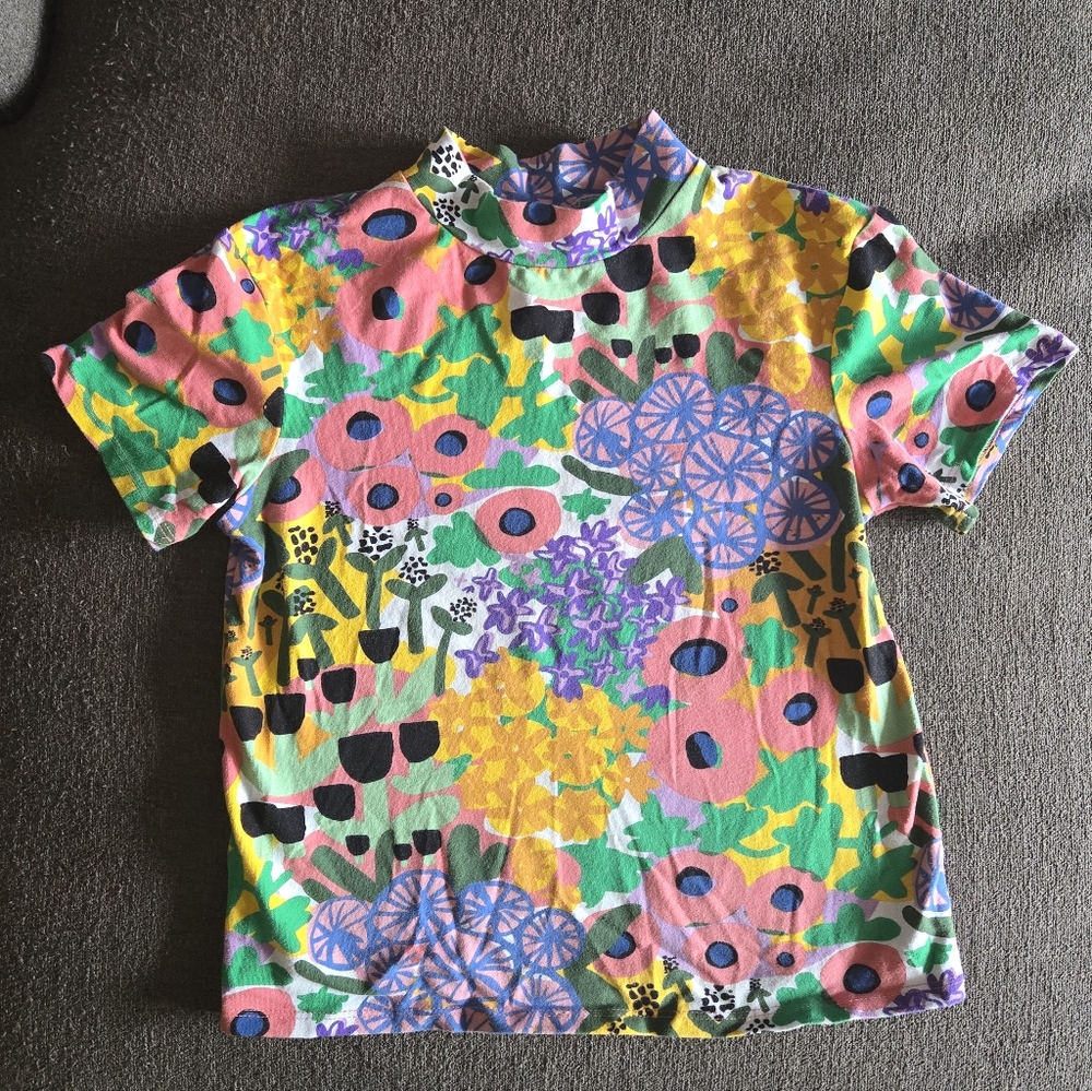 Nooworks x People I've Loved Mock Neck Tee Small